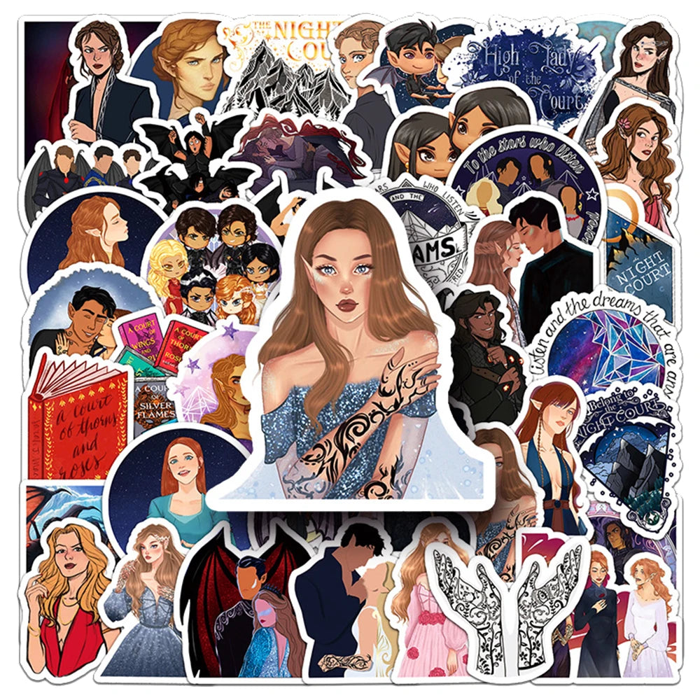 10/30/50pcs ACOTAR Stickers WATERPROOF