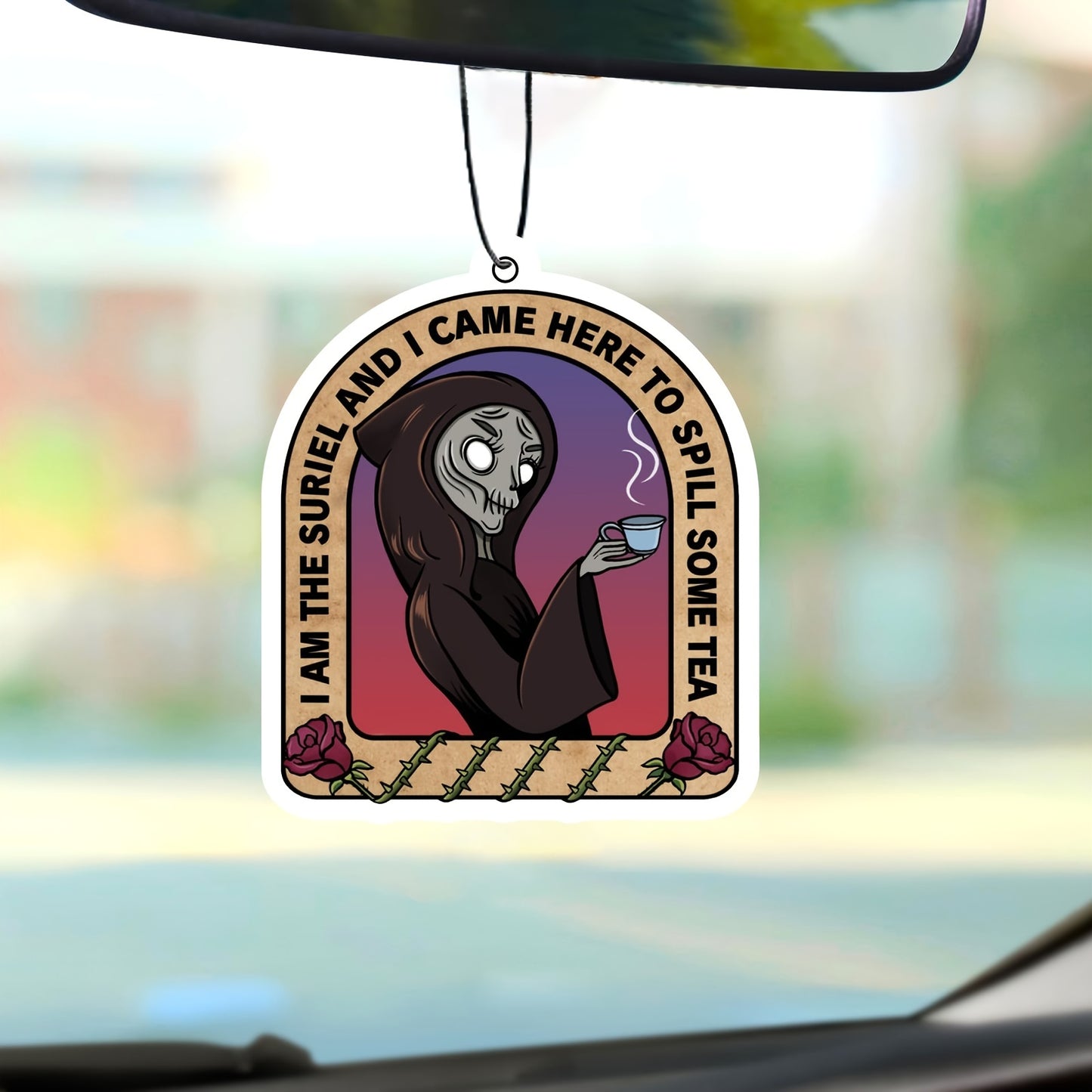 1pc The Suriel Spill the Tea ACOTAR Car Aromatherapy