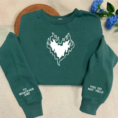 To Whatever End Fireheart Sweatshirt Small-XXXL