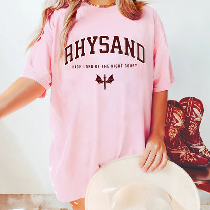 Rhysand Shirt High Lord of The Night Court T Shirt Small-XXXL