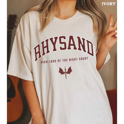 Rhysand Shirt High Lord of The Night Court T Shirt Small-XXXL