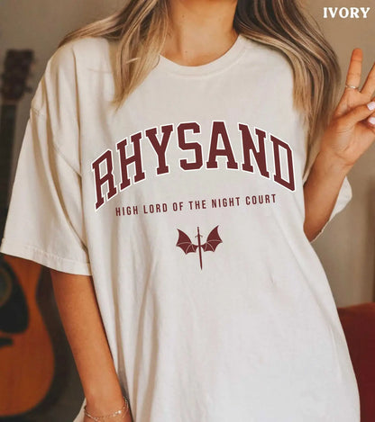 Rhysand Shirt High Lord of The Night Court T Shirt Small-XXXL