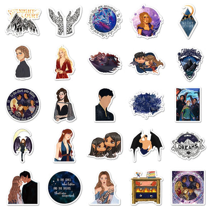 10/30/50pcs ACOTAR Stickers WATERPROOF