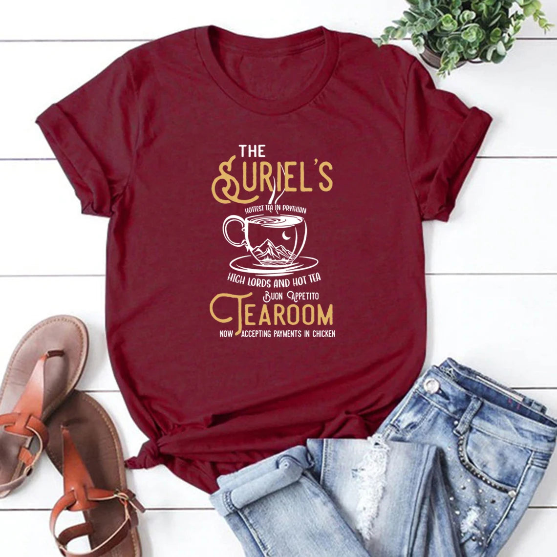 The Suriel's Tearoom Shirt Small-XXXL