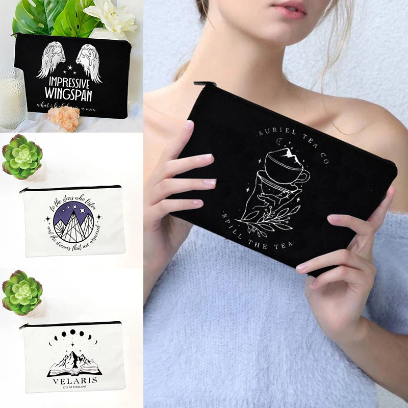 ACOTAR Canvas Pouch 19 Different Designs