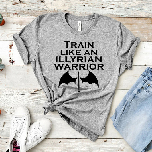 Train Like An Illyrian Warrior T-Shirt Small-XXXL