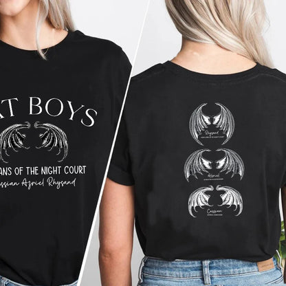 ACOTAR The Bat Boys Wingspan T-shirts S-XXXL