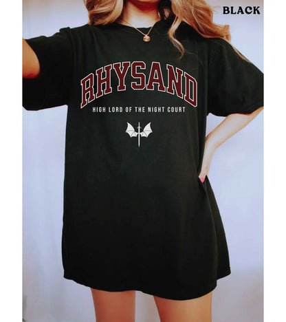 Rhysand Shirt High Lord of The Night Court T Shirt Small-XXXL