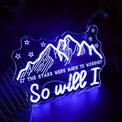 Velaris City of Starlight ACOTAR Neon Sign - Handcrafted LED Wall Decor- USB Powered, Single White Light